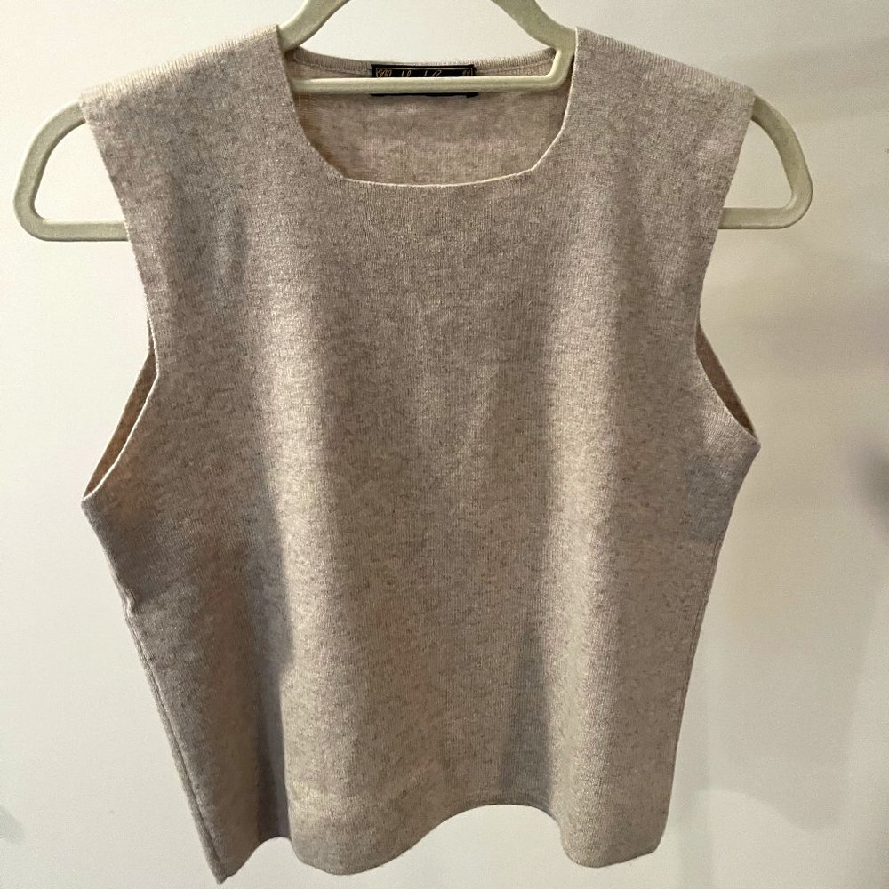 Camel Cashmere Top - Size 42